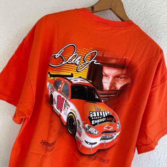 Dale Jr. Nascar Orange Shirt (official merch) - Picture 3 of 4